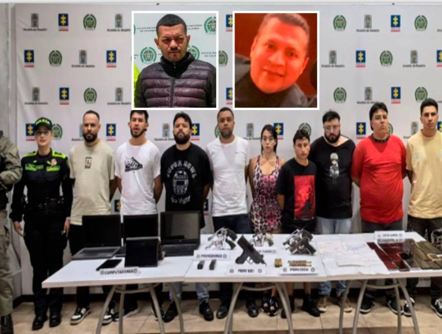 En el crimen del mexicano Horacio Pérez Ledezma (detalle, derecha) se presume que habría una vinculación entre la llamada “La Oficina Premium” y alias El Costeño (detalle, izquierda), señalado del magnicidio de Miguel Uribe Turbay. FOTOS: CORTESÍA