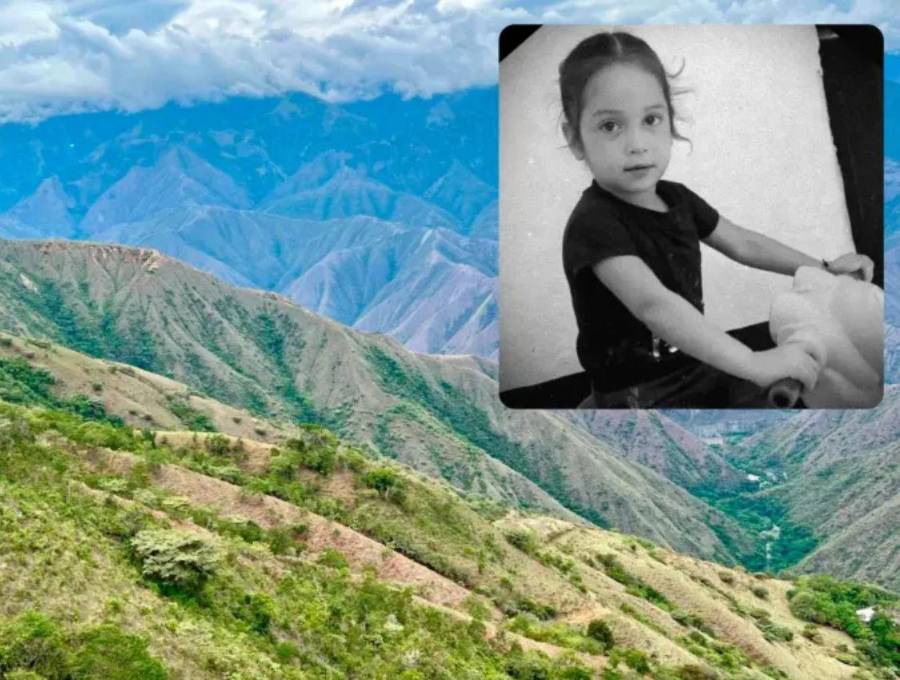 En este punto de la vereda La Aguacatala, de Buriticá, fue encontrado el cuerpo sin vida de Michel Dahiana Henao Chavarria, de 6 años. FOTOS: MANUEL SALDARRIAGA Y CORTESÍA