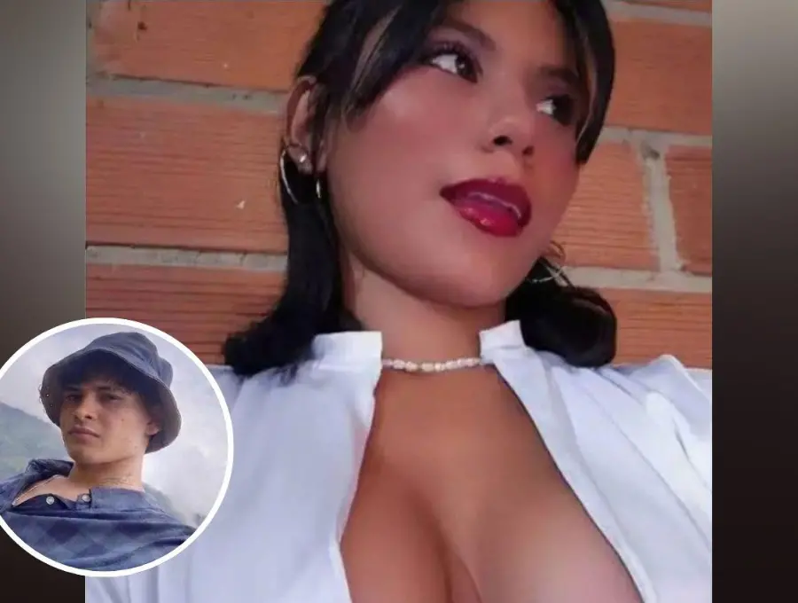 A Keren Saray Linares (principal), de 20 años, la asesinaron en una aparente situación de violencia de género y por estos hechos ya fue capturado su compañero sentimental, Daniel Rendón (detalle), de 25 años. FOTOS: CORTESÍA NOTICIAS SUROESTE 
