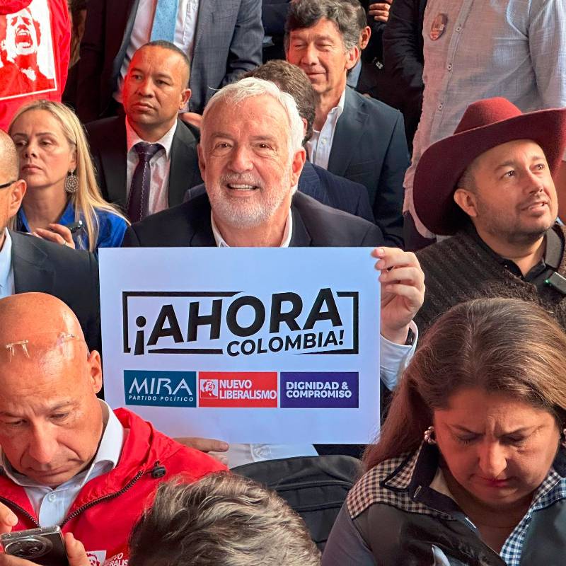 Federico Restrepo Posada presentó este lunes su campaña al Senado por la coalición Ahora Colombia, conformada por tres partidos. FOTO: Cortesía Federico Restrepo