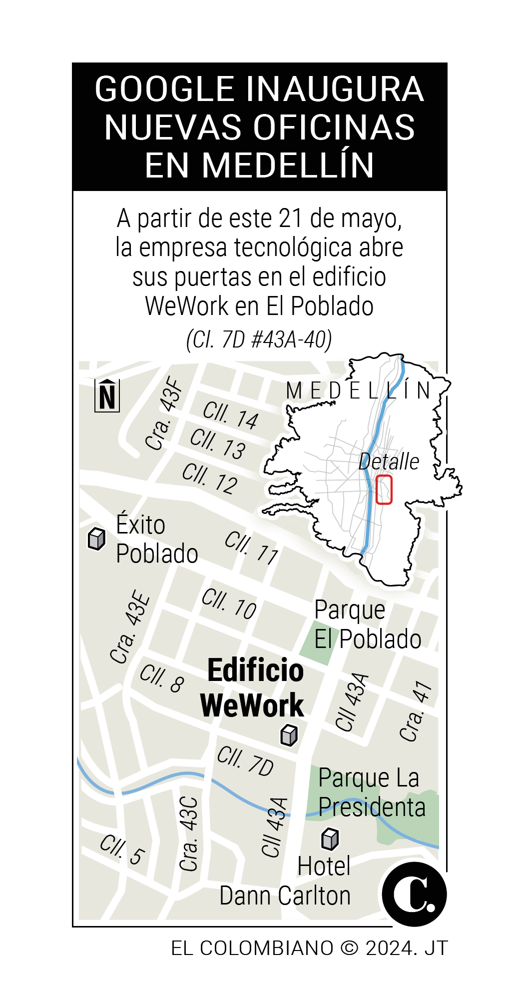 Google abre oficinas en Medellín, ¿qué busca el gigante tecnológico en la ciudad?