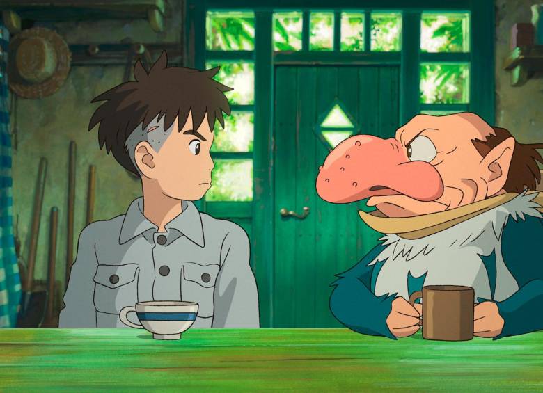 El niño y la garza contó con 600 animadores, los cuales producían un minuto de animación al mes aproximadamente, por lo que la ejecución de la película duró casi siete años. Foto: Cortesía Studio Ghibli. Q