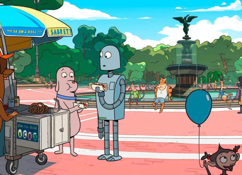  Mi amigo robot es una adaptación del cómic homónimo de Sara Varon, dirigida por Pablo Berger. Foto: Cortesía. 