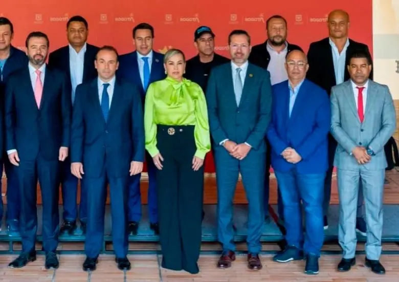La reunión de Asocapitales tuvo lugar en la sede de la alcaldía de Bogotá. FOTO CORTESÍA