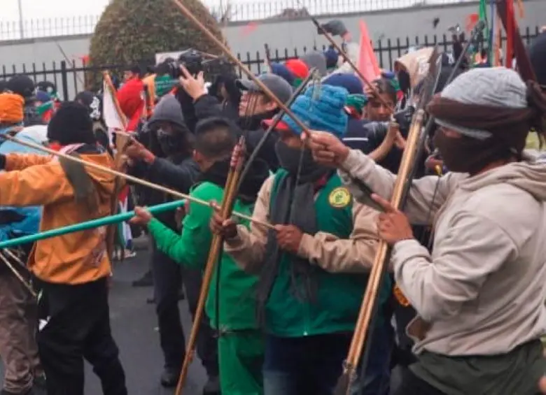Personas implicadas en el ataque a la Embajada de Estados Unidos en Bogotá. FOTO CORTESÍA