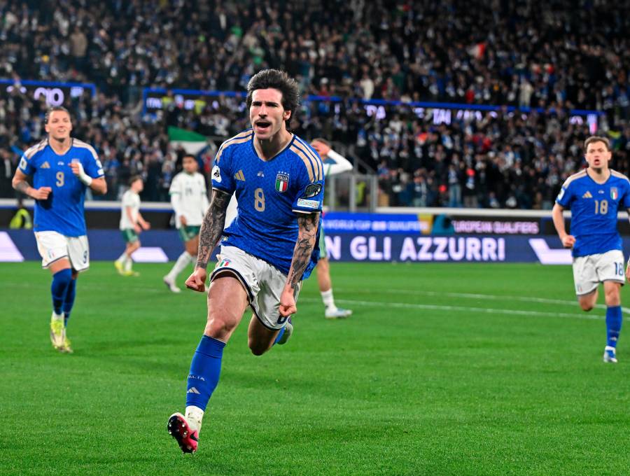 El futbolista italiano Sandro Tonali abrió el sueño para que la Nazionale regrese a una Copa del Mundo después de 12 años. <span class="mln_uppercase_mln">FOTO</span> <b><span class="mln_uppercase_mln">getty</span></b> 