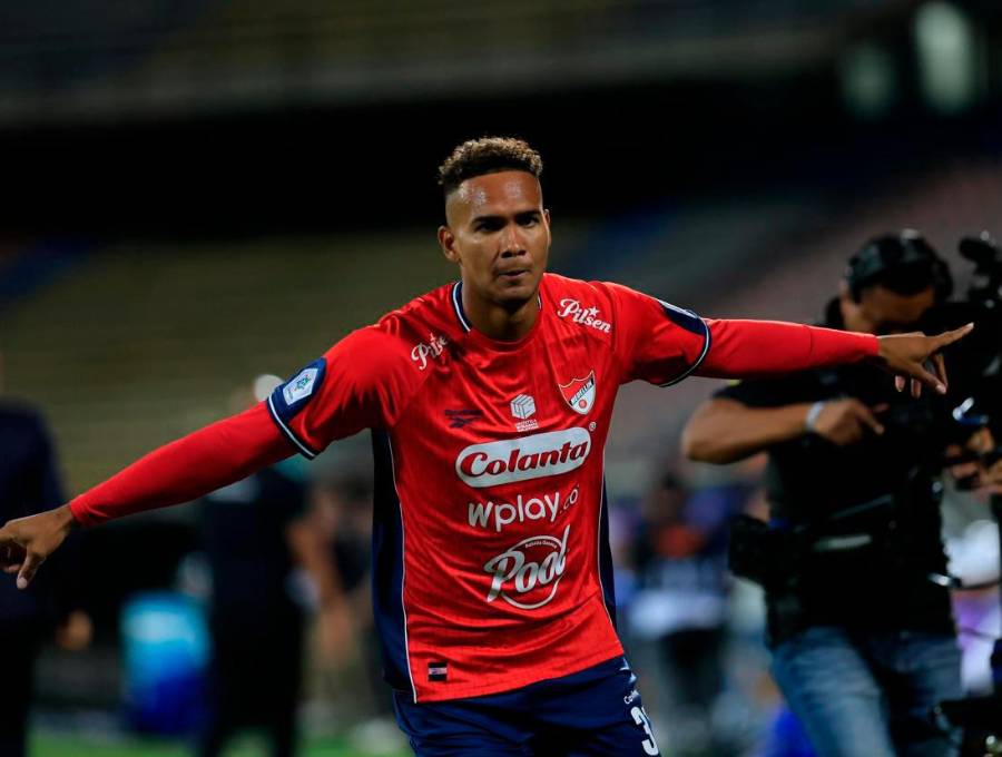 El volante antioqueño Diego Moreno ingresó desde el banco de suplentes y anotó el gol con el que Medellín se impuso en la segunda fecha del Clausura. Foto: Camilo Suárez