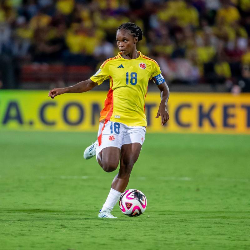 Linda Caicedo y Mayra Ramírez lideraron la ofensiva de Colombia en el duelo amistoso ante Corea del Sur. FOTO: Juan Antonio Sánchez