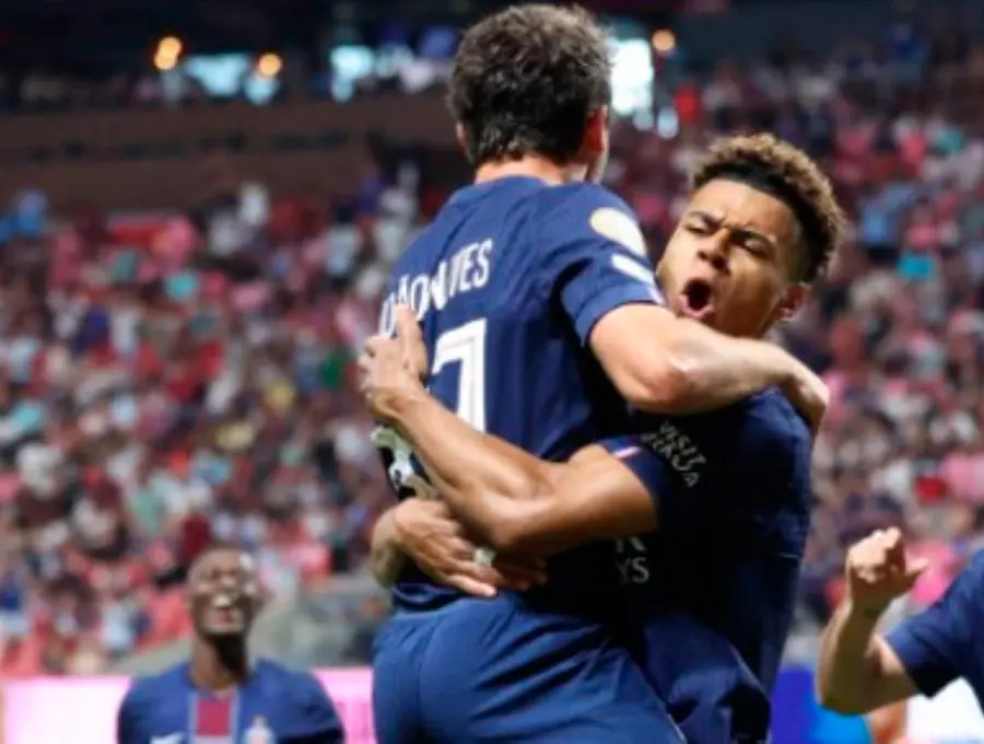El PSG celebró en el Mundial de Clubes y ya está en cuartos de final del torneo que se disputa en Estados Unidos. FOTO TOMADA X@fifaworldcup_es