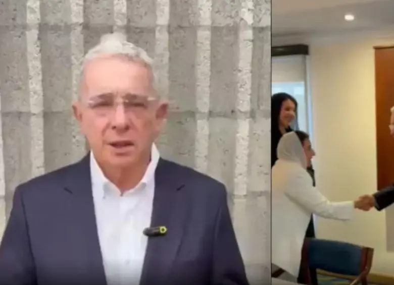 Aunque inicialmente había dicho que su asistencia a la ceremonia no estaba confirmada por razones “personales” y de “seguridad”, en la mañana de este viernes el exmandatario aterrizó en Cali para asistir al acto de posesión. FOTO: Tomada de video.