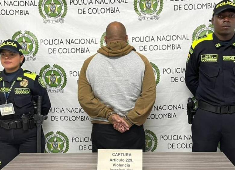 La Fiscalía se encargará de procesar a los detenidos, quienes deberán responder por los delitos de violencia intrafamiliar y lesiones personales. FOTO: CORTESÍA