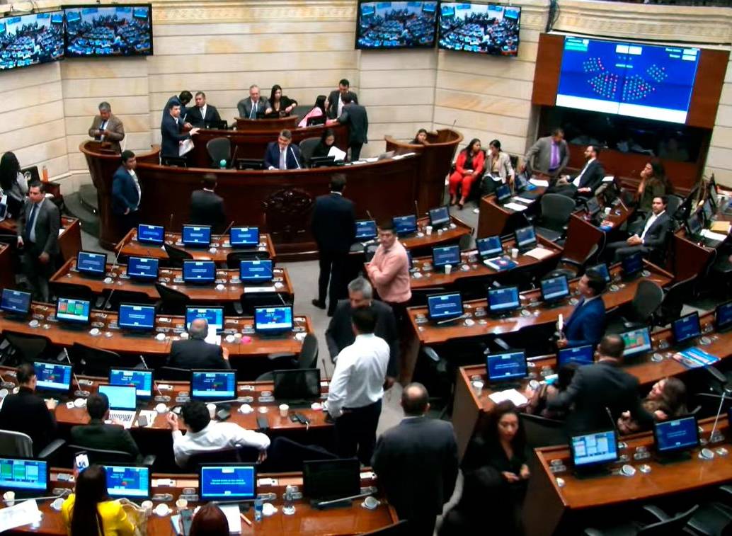 En sesión plenaria del Senado se retomó la discusión del proyecto de la reforma pensional. FOTO tomada de YouTube