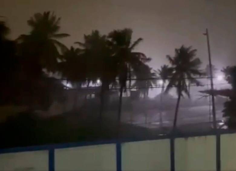 Hasta las 5:00 a.m. de este viernes no hay reporte de damnificados por el paso del fenómeno tropical. FOTO: CAPTURA DE PANTALLA 