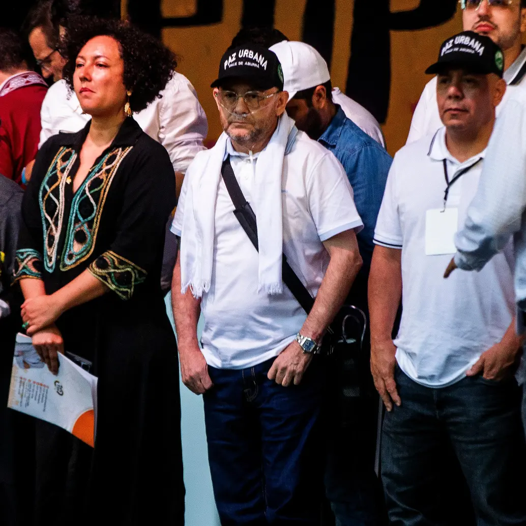 José Leonardo Muñoz Martínez (“Douglas”), vocero principal de las bandas en la mesa de diálogos con el Gobierno Nacional. FOTO: JULIO CÉSAR HERRERA.