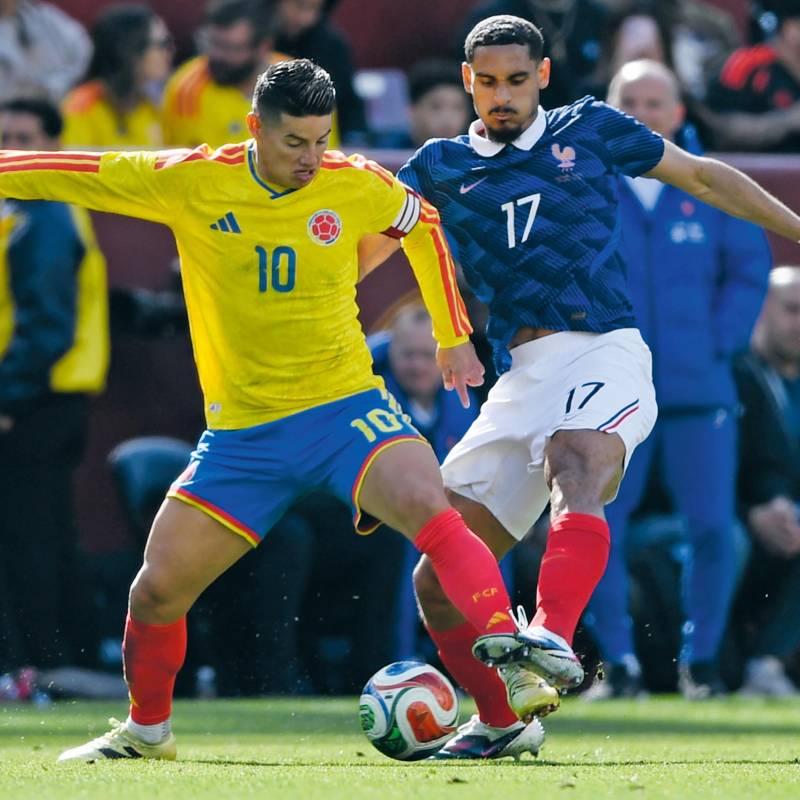 James Rodríguez quedó expuesto en los amistosos frente a Croacia y Francia. FOTO GETTY