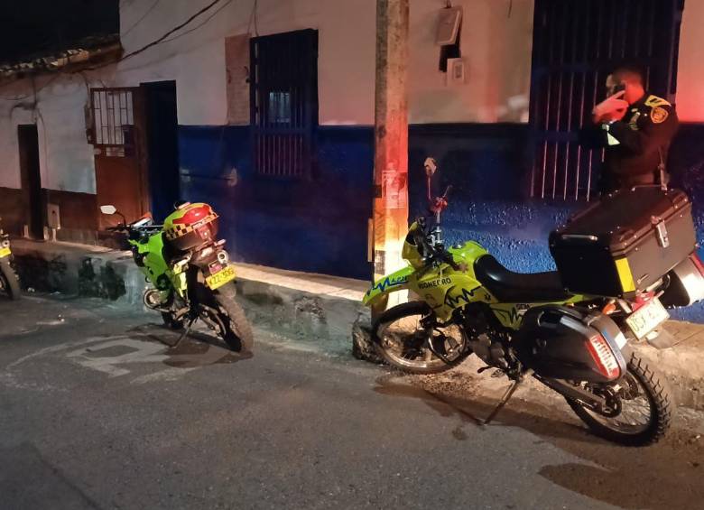 En esta cuadra del centro de Rionegro fue donde ocurrieron los hechos. FOTO: Cortesía