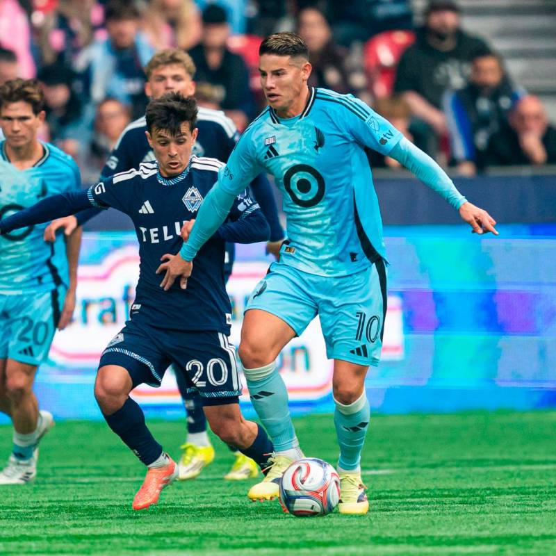 La última vez que James Rodríguez fue titular en un partido oficial fue el 8 de noviembre de 2025, en esa ocasión jugó para León de México. FOTO: GETTY