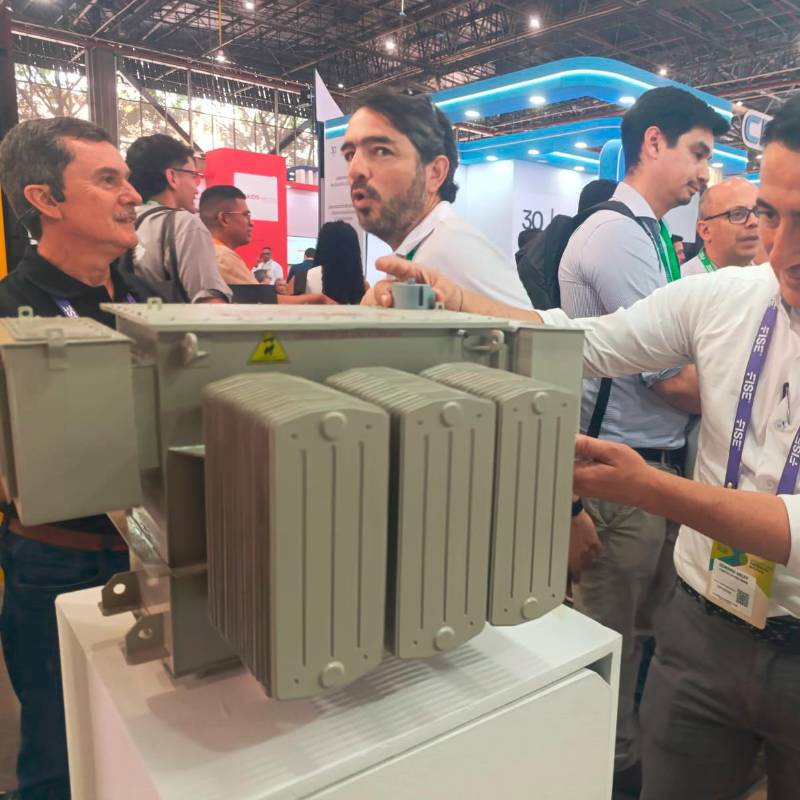 Tesla es una de las compañías que fabrica transformadores en Colombia. FOTO EL COLOMBIANO. 