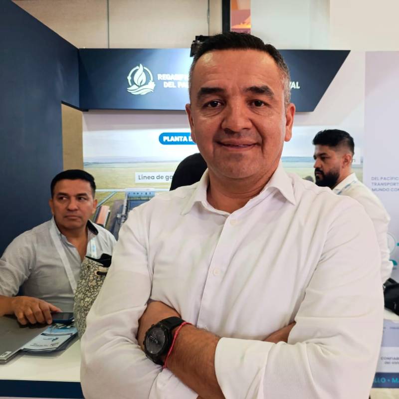 Jesús Urías, gerente general de la Regasificadora del Pacífico. FOTO EL COLOMBIANO. 