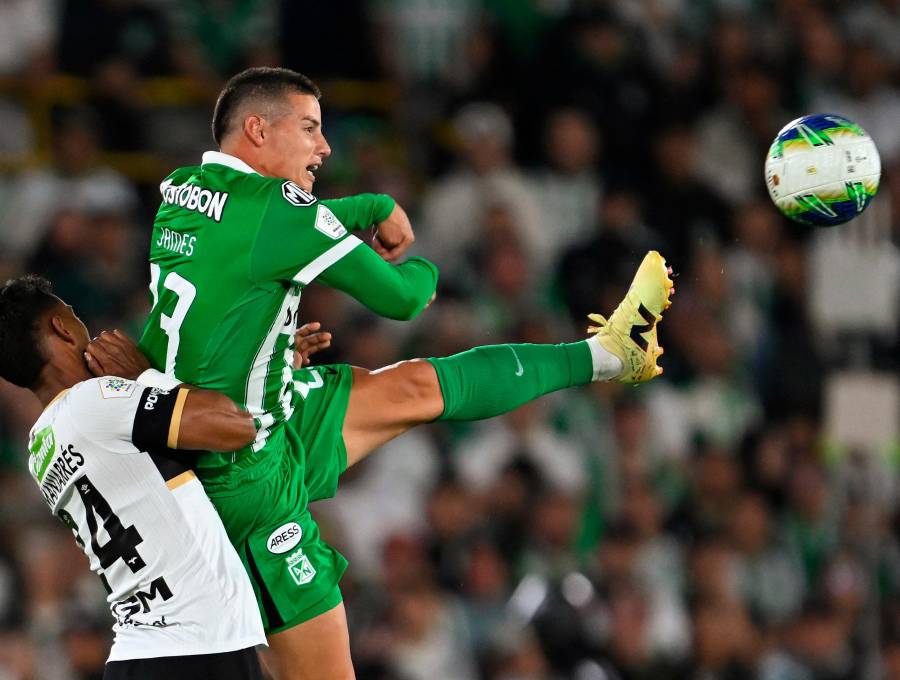 James Rodríguez firmó con Atlético Nacional en el segundo semestre del 2026. Foto: AFP