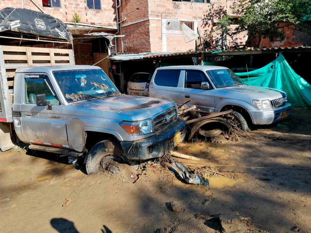 Muchas familias tuvieron que se evacuadas pero hasta el momento no se tiene un senso del total de personas afectadas. Foto Cortesía Briceño Estéreo
