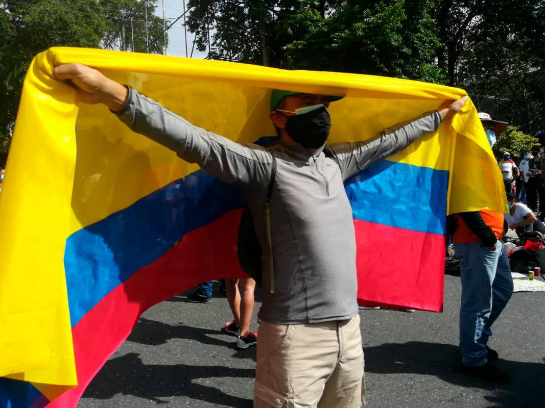 El comandante de la Policía Metropolitana del Valle de Aburrá, general Pablo Ruiz, confirmó que cerca de 4.000 efectivos de la Policía acompañaran las manifestaciones, así mismo, hizo un llamado para que estas concentraciones se realicen de forma pacífica. Foto Manuel Saldarriaga