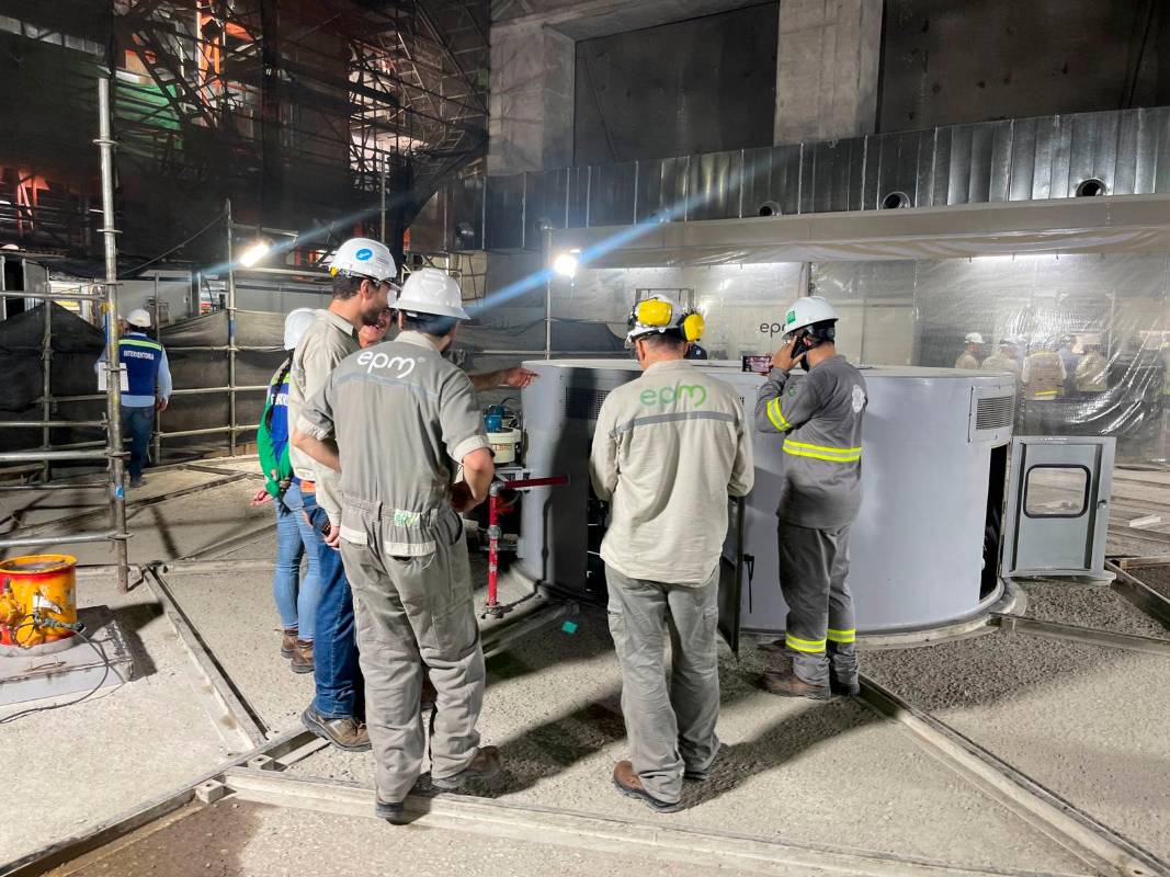 Aunque este registro es un avance, la primera unidad de potencia no podrá generar energía comercialmente este miércoles 30 de noviembre, fecha en la que se cumplía el plazo ante la Comisión de Regulación de Energía y Gas (Creg) para entrar en operación. Foto: Cortesía EPM