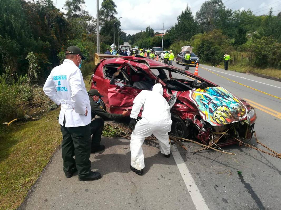 El accidente ocurrió entre las seis y las siete de la mañana del domingo. Foto: Manuel Saldarriaga