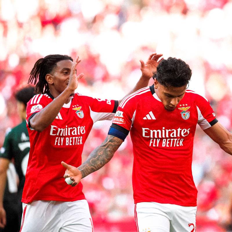Richard Ríos guió al Benfica a una nueva victoria en la liga de Portugal. FOTO @SLBenfica