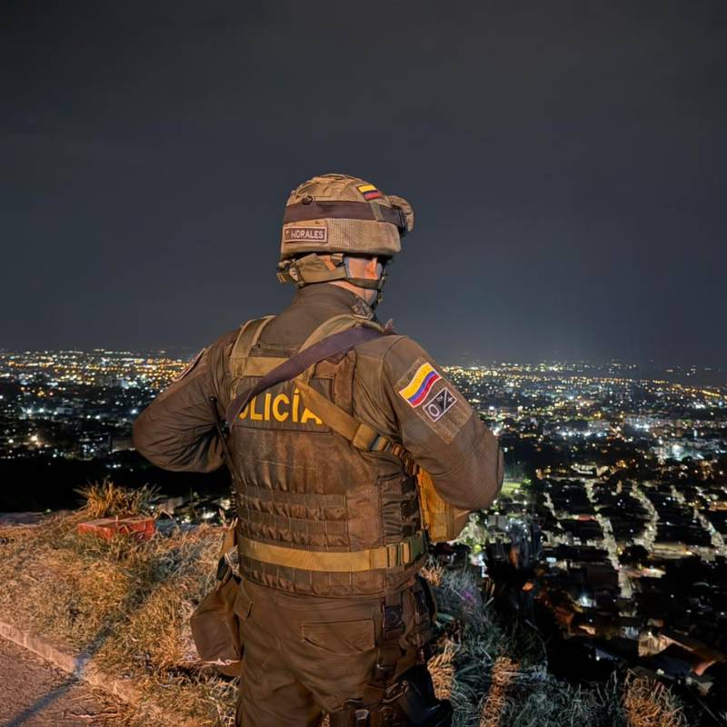Cali cuenta once mil uniformados para todo el operativo en la ciudad en el marco de la posesión presidencial de Abelardo De la Espriella. Foto: Alcaldía de Cali