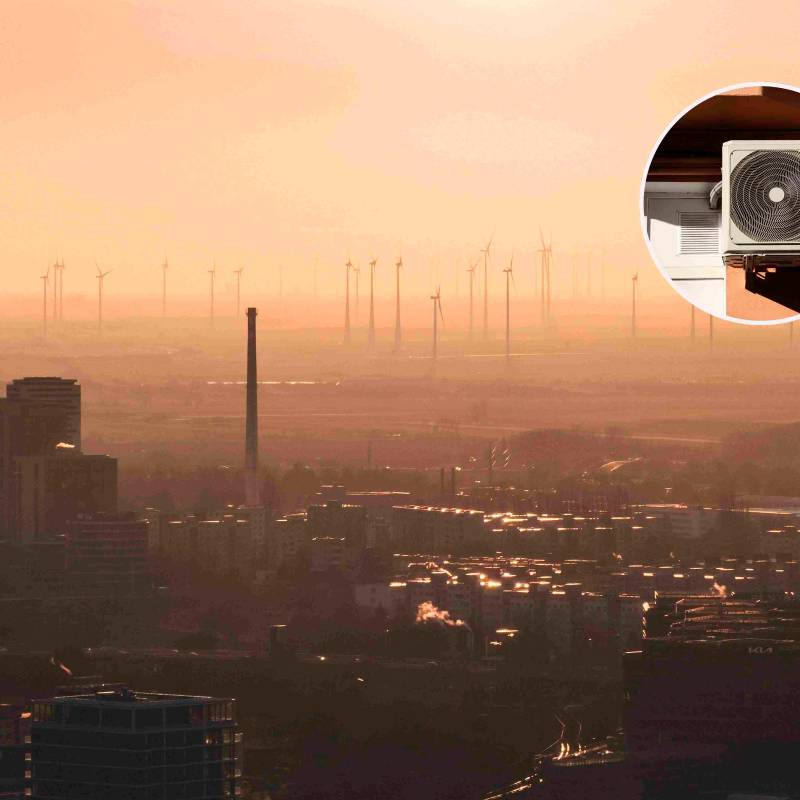 El aumento de las temperaturas está extendiendo los meses y las horas de uso del aire acondicionado en distintas ciudades del mundo. El costo de la electricidad aparece como una de las principales barreras para aumentar su utilización. FOTO CORTESÍA