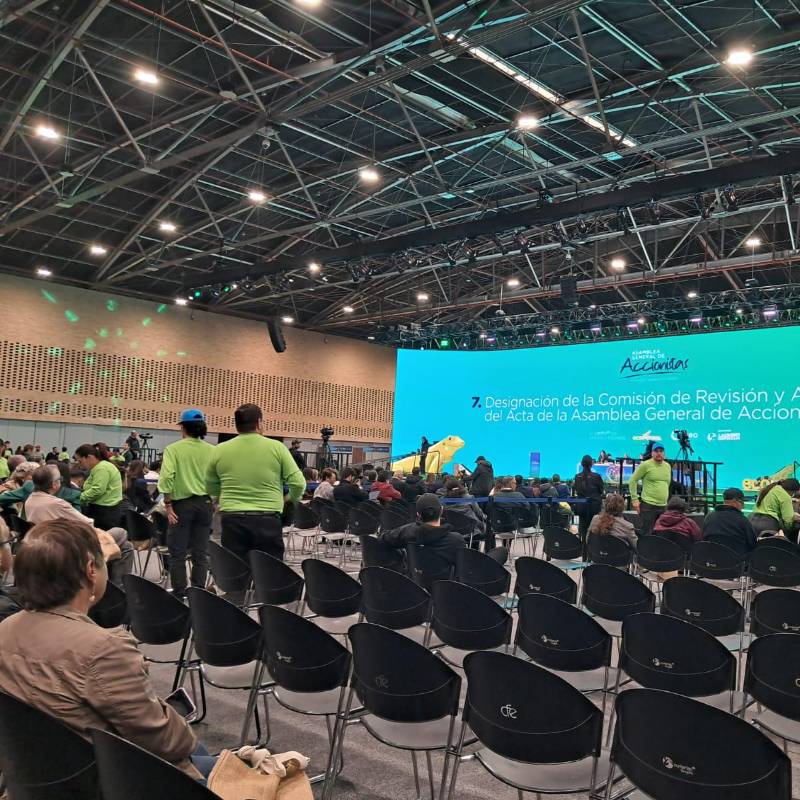 La asamblea decidió asignar $4,9 billones al pago de dividendos y $21,14 billones a la creación de una reserva extraordinaria destinada a la sostenibilidad. Foto: Cortesía