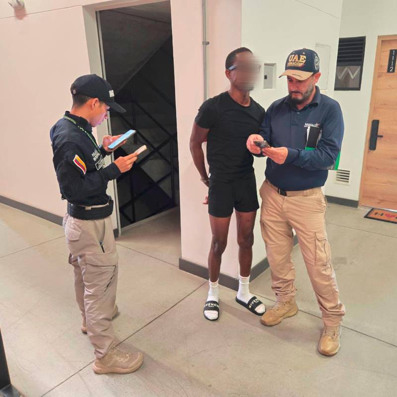 Las autoridades llegaron hasta el apartamento donde se hospedaba este guyanés para dar con su captura y que responda en su país por el delito de tentativa de homicidio. FOTO: CORTESÍA