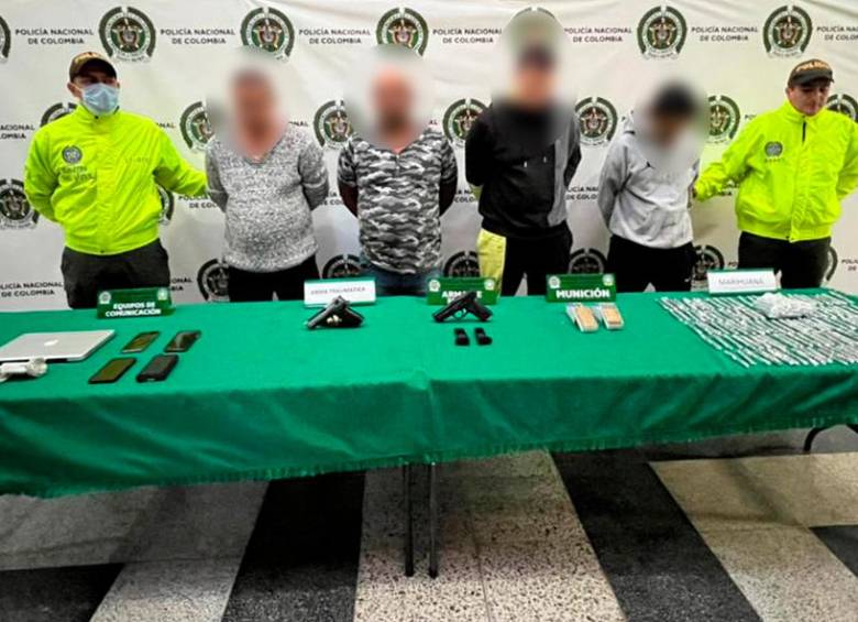 Procedimiento de captura de alias “Pepe chanclas”. FOTO: CORTESÍA