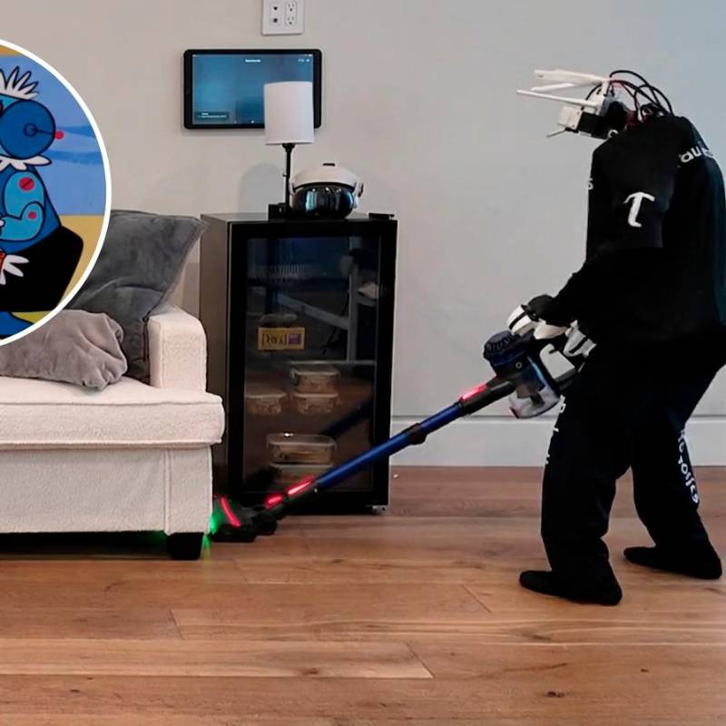 Tau Robotics comenzó a ofrecer en San Francisco un servicio de limpieza de hogares y oficinas mediante robots humanoides supervisados de forma remota. FOTO TAU ROBOTICS Y REDES SOCIALES