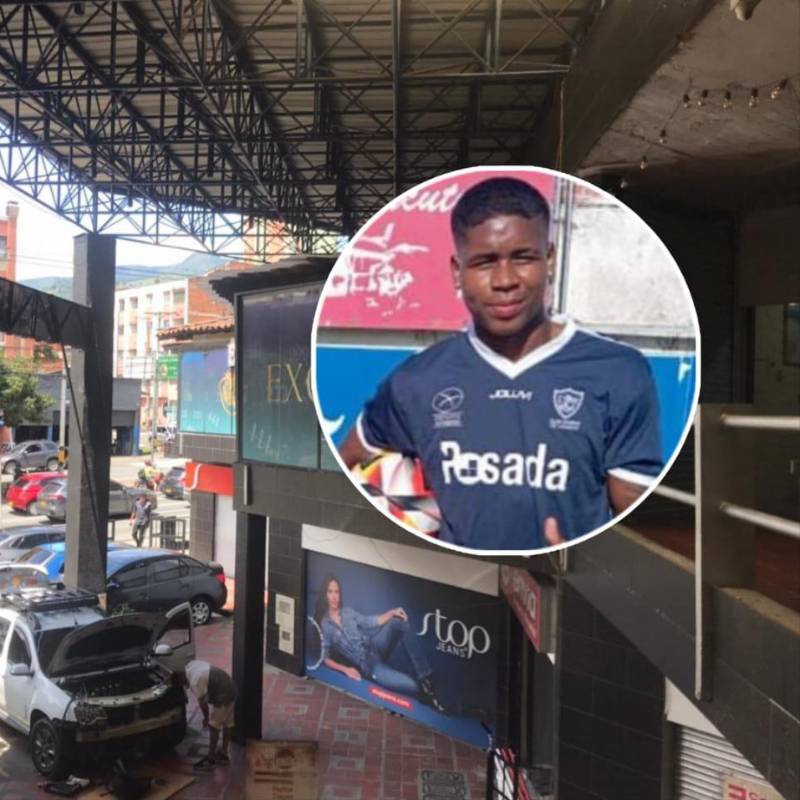 El futbolista colombo-español fue asesinado tras una riña en vía pública en el occidente de Medellín; autoridades investigan los hechos. FOTO: Laura Rosa Jiménez Valencia, suministrada. 