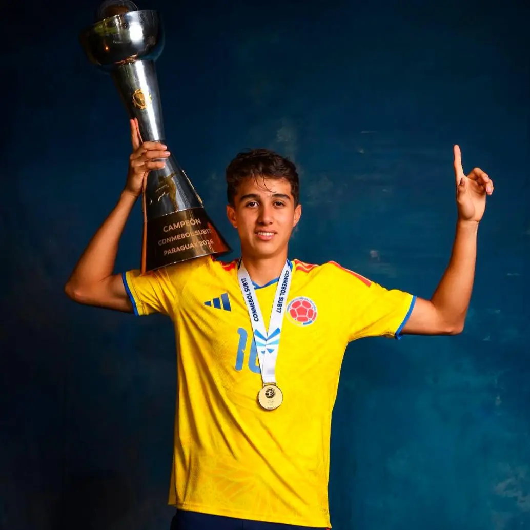 El 10 colombiano fue una de las grandes figuras de Colombia en el Sudamericano Sub-17. FOTO CONMEBOL