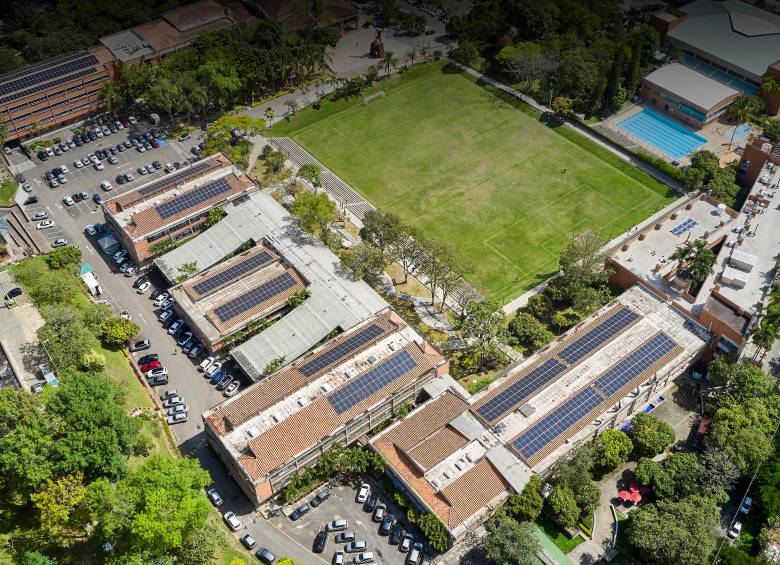 El campus de la Universidad de Medellín es uno de los más extensos en el departamento y brinda espacios para el estudio, la investigación y las actividades culturales y recreativas. Foto: Cortesía