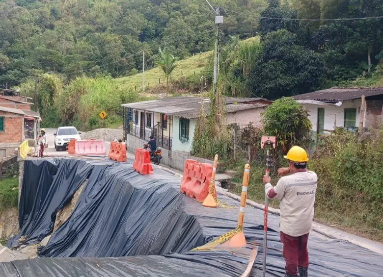 Las obras comenzaron tras la petición de la Gobernación de Antioquia a EPM de acelerarlas. FOTO: Gobernación de Antioquia 