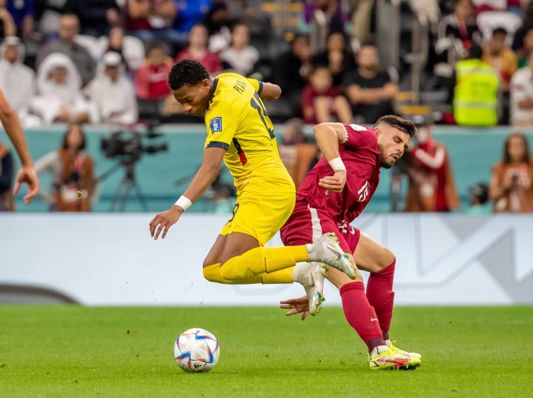 Ecuador venció al anfitrión Qatar y sumó los tres primeros puntos del Grupo A en el que también están Senegal y Holanda. Foto: JUAN ANTONIO SÁNCHEZ.