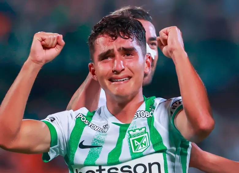 Juan Manuel Rengifo es un joven muy emocional que se ha ganado el cariño de la hinchada verde con su fútbol. FOTO MANUEL SALDARRIAGA