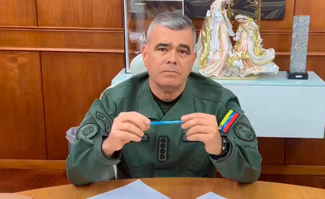 Vladimir Padrino López es ministro de Defensa de Venezuela. FOTO: Captura de video