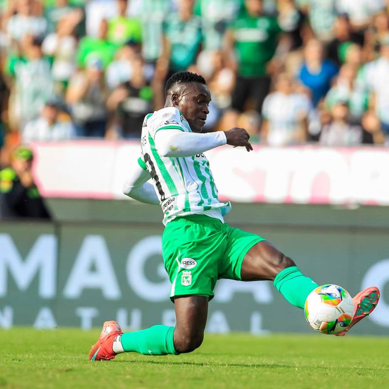 En la imagen aparece Kevin Viveros durante su paso por Atlético Nacional. FOTO CAMILO SUÁREZ