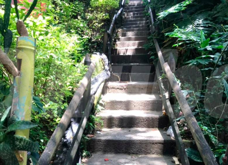Apuñalado en escalas de Aures /FOTO: LAURA ROSA JIMÉNEZ