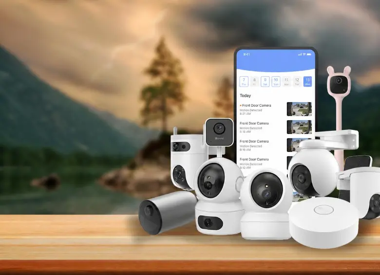 Dispositivos inteligentes para mejorar la seguridad del hogar.