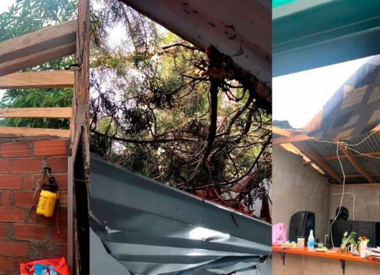 Tremendo ventarrón causó daños en viviendas y escuelas de Yolombó