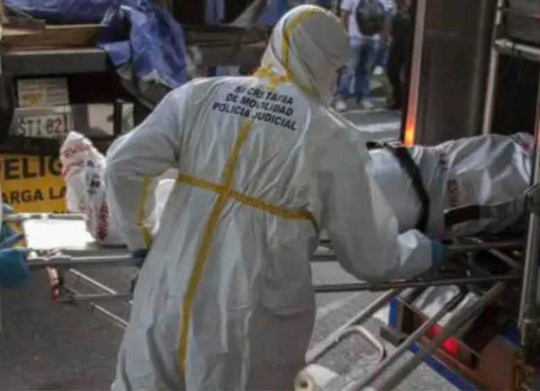 Un motociclista y un peatón muertos en accidentes de tránsito en Medellín