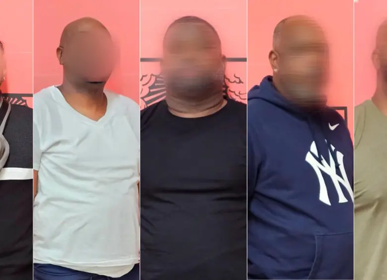 Cinco gringos, inadmitidos en Rionegro /FOTOS: MIGRACIÓN COLOMBIA