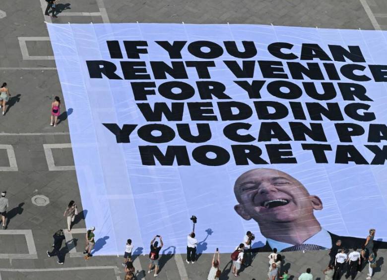 Polémica boda de Jeff Bezos