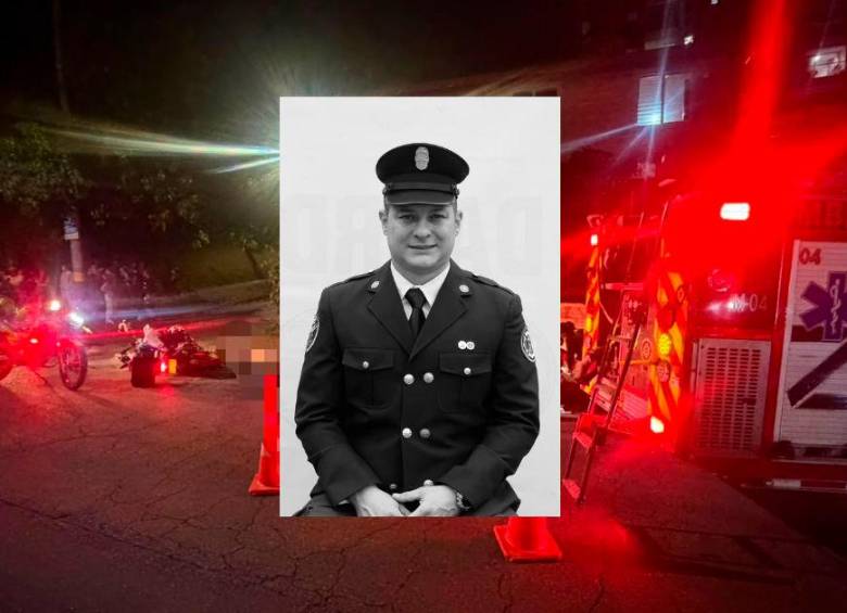 Él era Jarrison, el bombero de Medellín fallecido en accidente en La Estrella